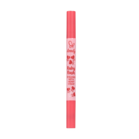 Ruby Rush Eyeliner with Heart Stamp